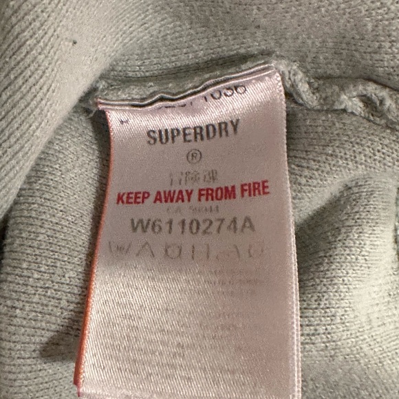 Superdry Studios Luxury Hoodie Women’s Size L (14) Green - Picture 5 of 8